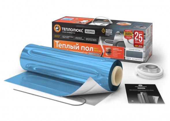 Нагревательный мат Теплолюкс Alumia 150 Вт/1,0 кв.м