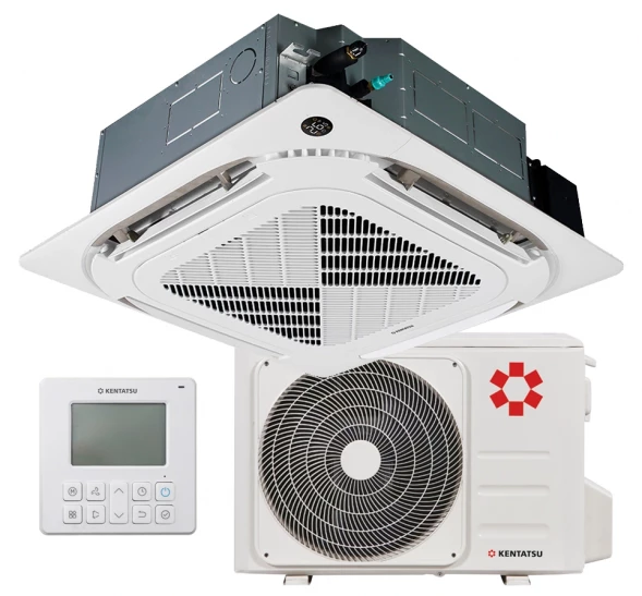 Кассетный кондиционер Kentatsu KSVT70HFAN1R/KSUTB70HFAN1L/KPU95-DR