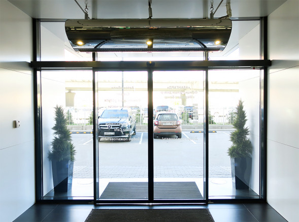 Водяная тепловая завеса Тепломаш КЭВ-110П6131W нерж.