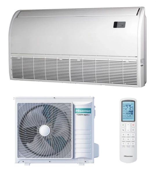 Напольно-потолочный инверторный кондиционер Hisense AUV-36UR4RC8/AUW-36U4RK7