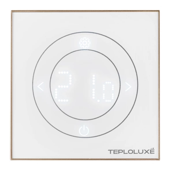 Терморегулятор Теплолюкс Solus Zen Wi-Fi белый/золото